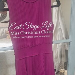 Nanette Lepore Rich Magenta Dress